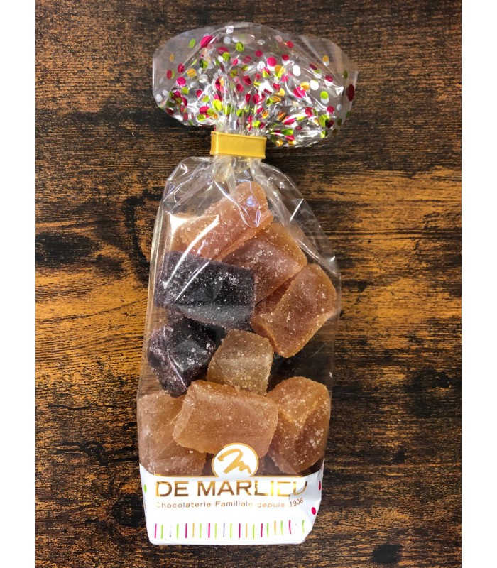 Papillotes Chocolat et Pâtes de Fruit - 100 gr