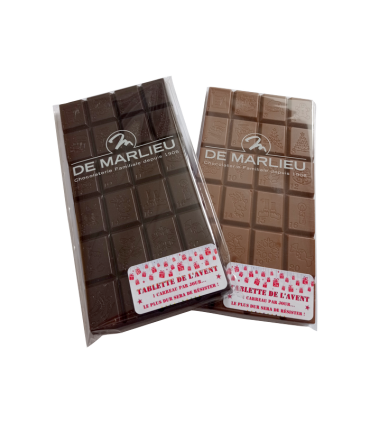 Tablette de l'AVENT chocolat Noir