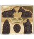 Crèche en chocolat NOIR