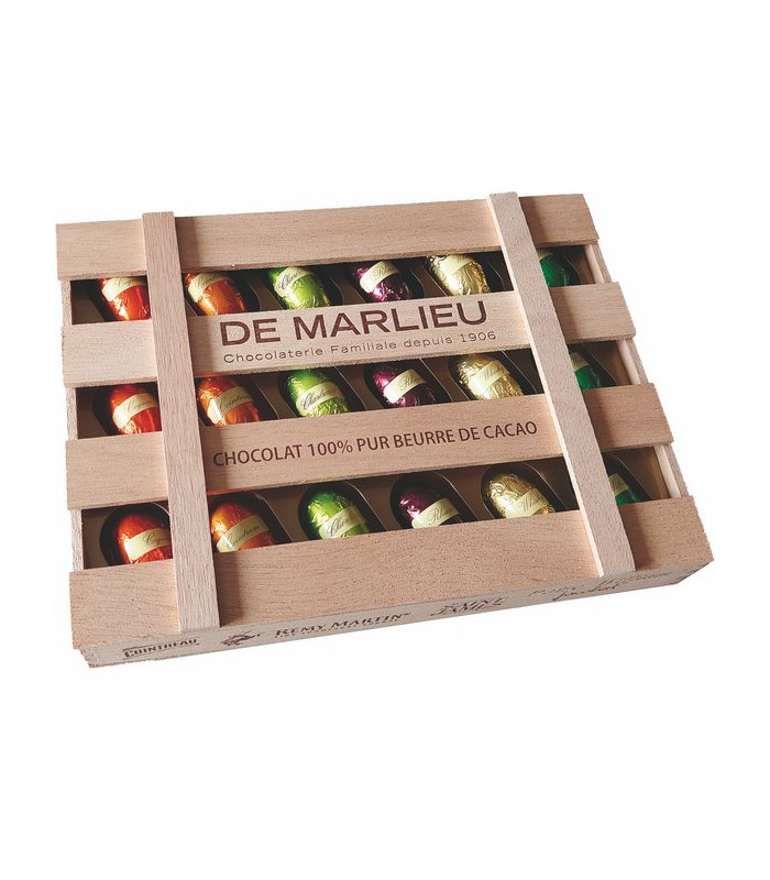 Coffret bois Liqueurs assorties