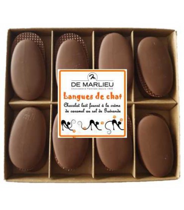 Langues de Chat Caramel Chocolat Lait