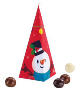 Cornet de Céréales biscuitées aux 4 chocolats